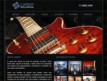 Tablet Screenshot of lumenstudios.com.br